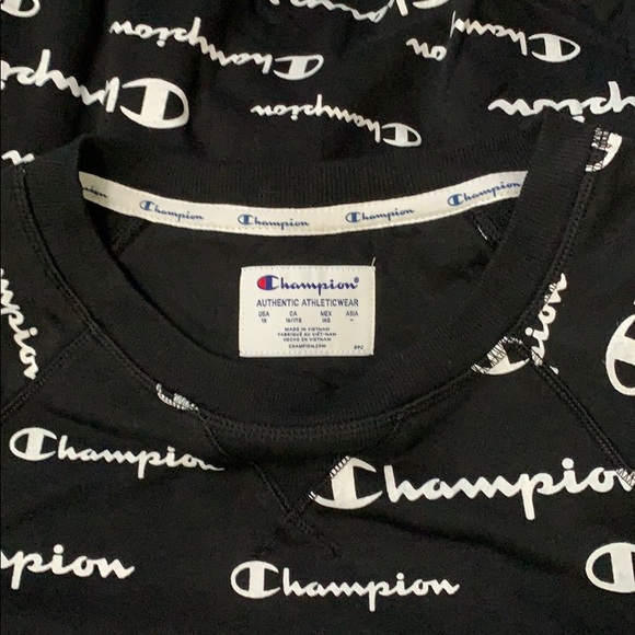 CHAMPION Plus Campus French Terry Sweatshirt 1X - Picture 2 of 5